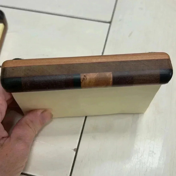 2 Handcrafted Exotic Hardwood Notepad Holder made by Wood Artist USA - Picture 11 of 11